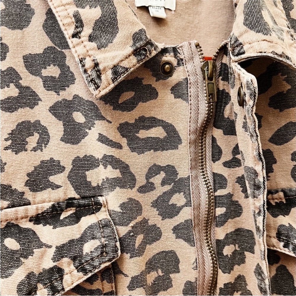 Ellison Leopard Printed Utility Jacket - image 5